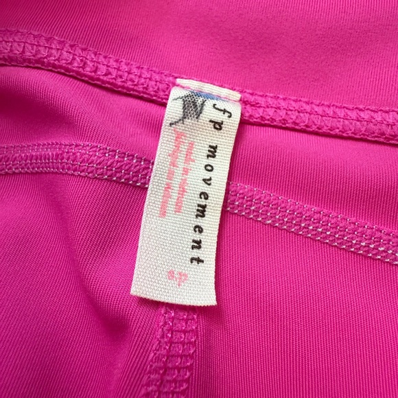FP Movement You're A Peach High-Rise 7/8 Leggings in Vivid Pink Size Small - Picture 9 of 12